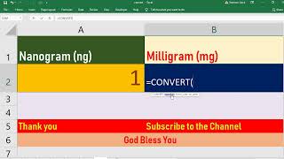 Convert Nanogram to Milligram [upl. by Gallagher]