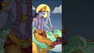 மச்ச அவதாரம்shortvideo vishnu hindudeity mahavishnu dasavathramfactsperumalperumaltemple [upl. by Yldarb]