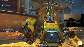 5000 hours of Bastion’s Gameplay BASTIONMAIN BASTION OVERWATCH 2 SEASON 12 [upl. by Zacarias746]