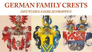 German Family Crests [upl. by Auqinimod]