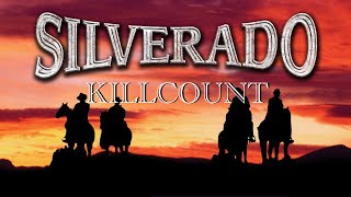 Silverado 1985 Scott Glenn Kevin Kline Danny Glover amp Kevin Costner killcount [upl. by Mintun]