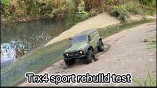 Trx4 sport rebuild test [upl. by Iccir40]