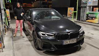 Winieta na Czechy i tankowanie Chorwacja 2024 Bmw g30 520d Xdrive [upl. by Derwon]