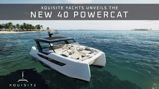 Xquisite 40′ PowerCat Unveiled [upl. by Bushey106]