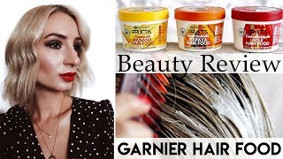 Beauty Review Garnier Fructis Hair Food  3IN1 Haarmaske [upl. by Gurias287]