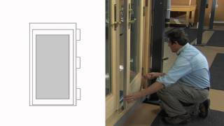 Adjusting A Frenchwood Inswing Patio Door Post2005  Andersen Windows [upl. by Aidnama]