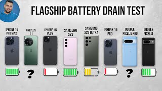 Ultimate Flagship Phone Battery DRAIN Test  2023 [upl. by Edwine467]