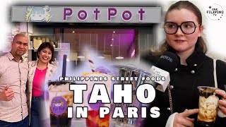 TAHO IN PARIS  FILIPINO STREET FOODS SA PARIS filipinofood [upl. by Gerianne341]