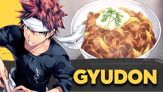 How to make Gyudon by Yukihira Soma  Food Wars  Shokugeki no Soma [upl. by Maurine]