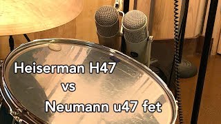 Heiserman H47 vs Neumann U47Fet  Floor Tom [upl. by Megen]