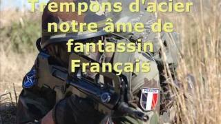 Chant de linfanterie Soldat dinfanterie  Chant militaire [upl. by Sundin]