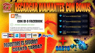 como Recargar 💎 en Pagostore 2021 mediante PayPal o Tarjetas  Desde Cualquier PAIS [upl. by Etnahc]