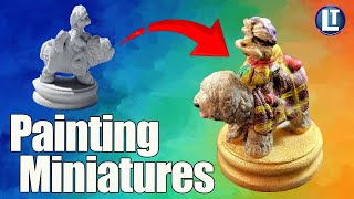 BEGINNERS GUIDE to Painting Board Game Miniatures  Labyrinth 1986 [upl. by Jesus145]