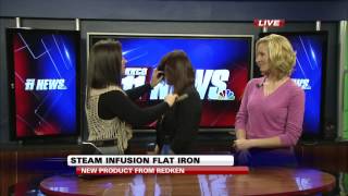 Redken Steam Infusion Flat Iron adds Incredible Shine to Hair [upl. by Robina]