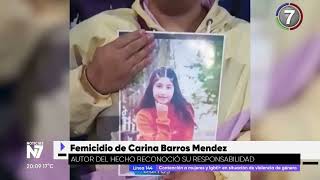 FEMICIDIO DE CARINA BARROS MENDEZ [upl. by Uriah870]