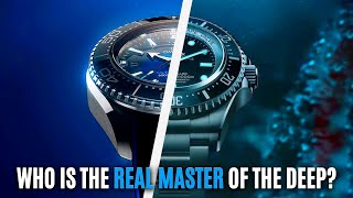 Rolex Deepsea Challenge VS OMEGA Seamaster Ultra Deep Who Is The Real Master Of The Deep [upl. by Dnalevelc]