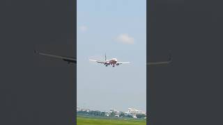 Landing to Bkk airport shorts airplane [upl. by Anib]