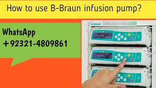 BBraun infusion pump [upl. by Alpert710]