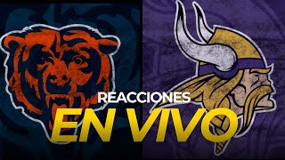 Reacciones NFL en vivo del Bears vs Vikings  Semana 12 NFL 2023 [upl. by Lenoel]