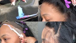 Bleach knots without brassiness melt lace amp silk press  Beginner friendly  Detailed [upl. by Ailyt48]