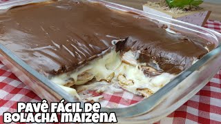 PAVÊ DE BOLACHA MAIZENAAceita um café [upl. by Rusert]