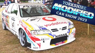 Yorkshire Modified Car Show 2023 Scampston Hall Malton UK [upl. by Rubinstein259]