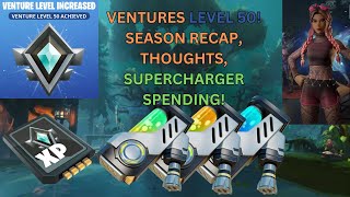 Fortnite STW VENTURES LEVEL 50 Season Recap My Thoughts EXP Tips Supercharger Spending [upl. by Nevi8]