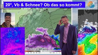 20° amp rekordmild dann Vb amp Schnee Ob das so kommt Wettervorhersage 1623022024 Weiter nass [upl. by Lind764]