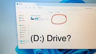 Cant See My New Hard Drive Windows 11 Fix [upl. by Beilul]