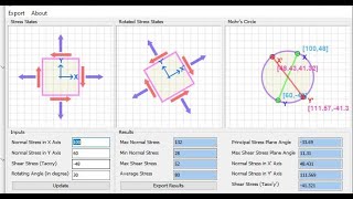 How to calculate Normal Tangential Principal and Maximum Shear Stress Mohrs Circle in 1 minute [upl. by Iphigeniah230]