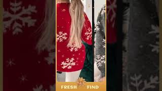 Christmas Sweater Snowflake Jumper – Cozy Festive and Perfect for Holiday Cheer [upl. by Irej]