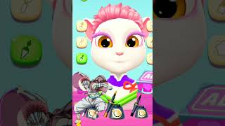 demon Akza makeover by my talking angela 2akaza shorts [upl. by Elbert958]