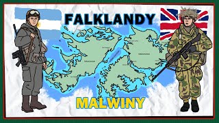 Wojna o Falklandy 1982 Falklands War  Guerra de las Malvinas 🇦🇷⚔️🇬🇧 [upl. by Wolfram]