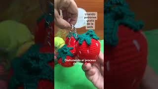 FRESAS 🍓 O FRUTILLAS Tejidas a crochet Ideas que INSPIRAN [upl. by Svetlana]