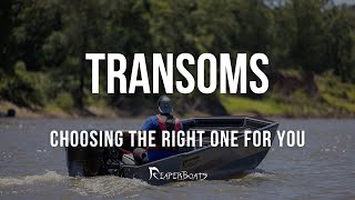 Standard Transom vs Step Transom  Which one is better [upl. by Aihsemek]