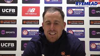 Slough Town 32 Dartford  Postmatch interview  20 February 2024 [upl. by Gian627]