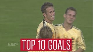 Top 10 goals Rafael van der Vaart [upl. by Josefa521]