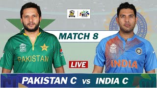 PAKISTAN vs INDIA LIVE COMMENTARY  PAK vs IND MATCH 8 LIVE  WORLD CHAMPIONSHIP OF LEGENDS [upl. by Manya]