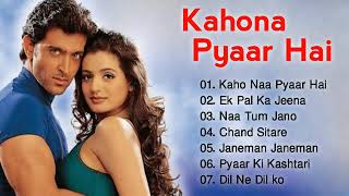 Kaho Naa Pyaar Hai Movie All Songs  Bollywood Hits Songs  Hrithik Roshan amp Amisha Patel Hit Songs [upl. by Aicelef635]