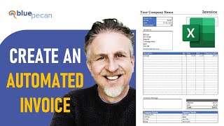 How to Create an Automated Invoice in Excel  Including Formulas and Customer Database [upl. by Olinad]