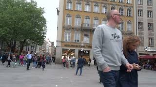 Marienplatz in München [upl. by Ahsikcin]