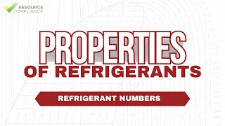 Refrigerant Numbers [upl. by Tildie]