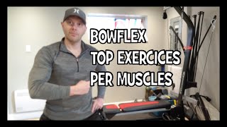 Bowflex all best exercices per muscles Pr1000 amp Blaze workout [upl. by Pappano]