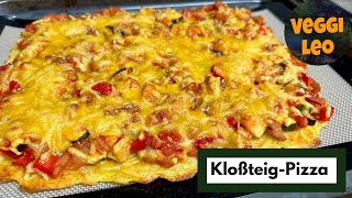 Kloßteig Pizza  vegan und glutenfrei [upl. by Nymrak]