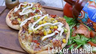 Airfryer barbecue mini pizzas [upl. by Nybor]