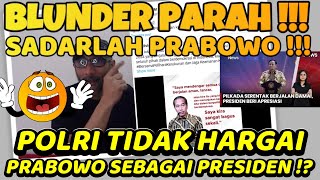 VIRAL ADMIN AKUN X DIV HUMAS POLRI BLUNDER PARAH  TIDAK HARGAI PRABOWO SEBAGAI PRESIDEN [upl. by Ahsiekin]