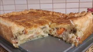 Chicken Pot Pie in Puff Pastry [upl. by Craig]