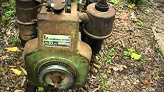 Old Diesel rototiller project Lamberdini engine [upl. by Thayne990]