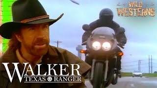 Walker Texas Ranger  Attempted Hit On Walker Leads To Thrilling Bike Chase  Wild Westerns [upl. by Anav]