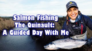 Salmon Fishing The Quinault River A Guided Trip With Me  BAD ASH OUTDOORS [upl. by Stannfield222]